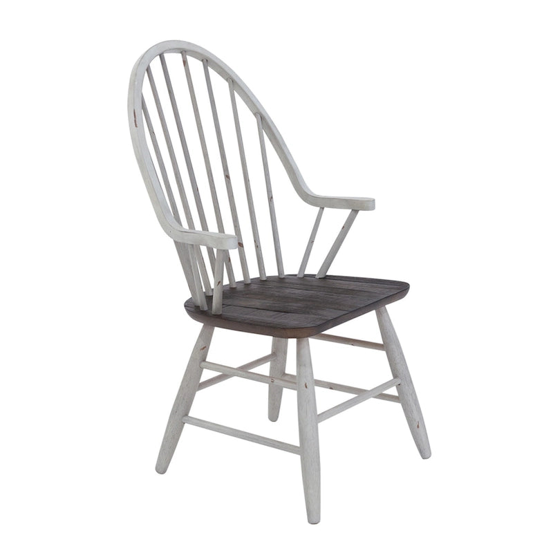 Set Tavolo Trestle da 7 Pezzi Opzionale Bianco Bicolore Stile Rustico