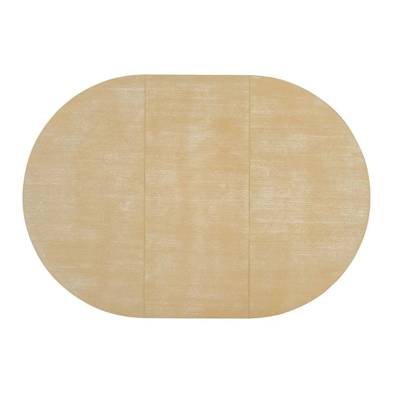 Tavolo da pranzo rustico con tavolo ovale allungabile