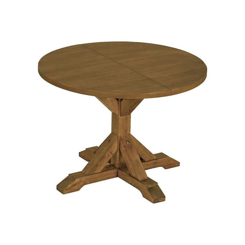 Tavolo da pranzo rustico con tavolo ovale allungabile