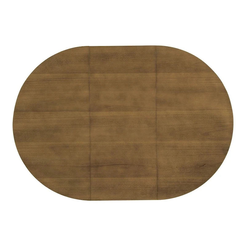 Tavolo da pranzo rustico con tavolo ovale allungabile