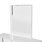 Furniture of America Erina Modern Glossy 2-Piece 6-Drawer Dresser and Mirror Set