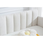 Letto da giorno doppio "Modern Velvet Twin Daybed" Epiphyllum con 2 cassetti e schienale trapuntato a coste di Christopher Knight Home