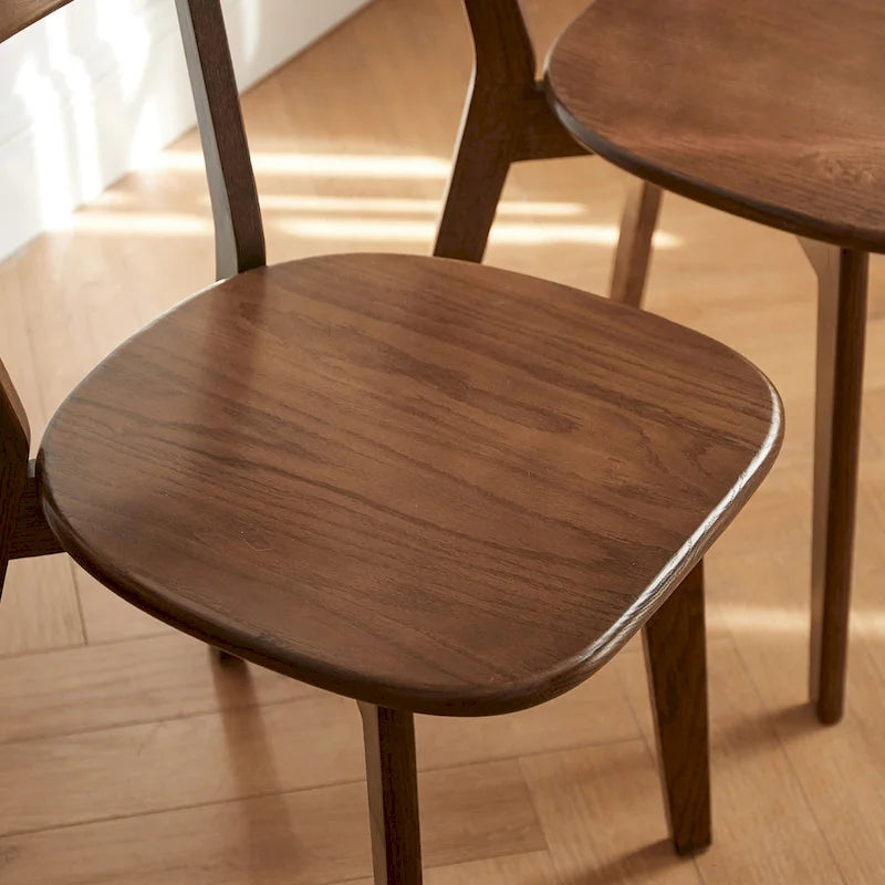 Sedia da pranzo in legno di rovere, grado FAS, legno naturale, 100% senza impurità, sedia in legno massello, sedia da tavolo