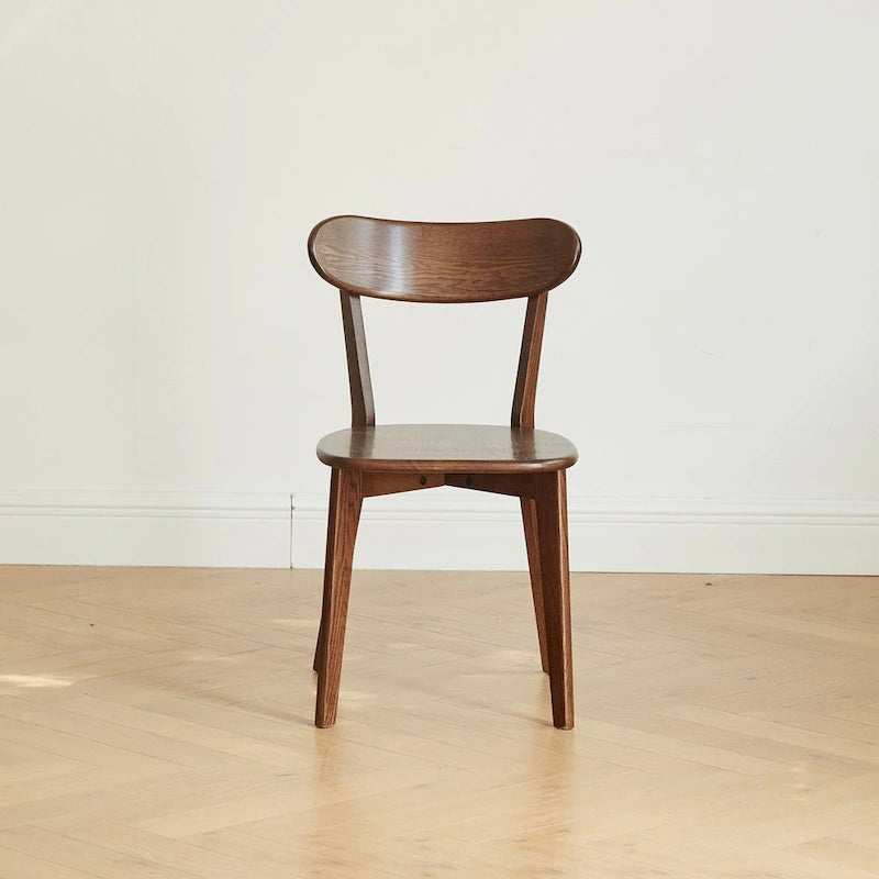 Sedia da pranzo in legno di rovere, grado FAS, legno naturale, 100% senza impurità, sedia in legno massello, sedia da tavolo