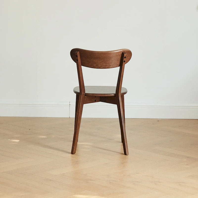 Sedia da pranzo in legno di rovere, grado FAS, legno naturale, 100% senza impurità, sedia in legno massello, sedia da tavolo